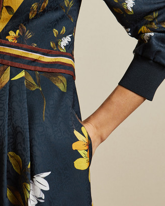 Ted Baker JUUDYY Savanna mockable neck midi dress - ShopStyle