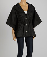 Thumbnail for your product : Betsey Johnson Black Button-Up Cape