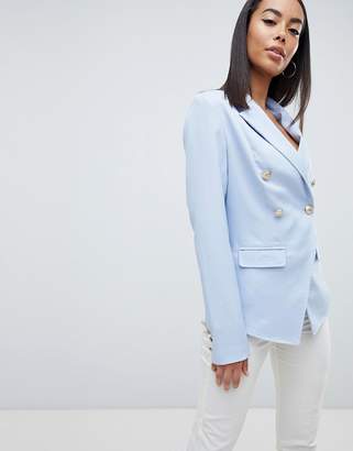 Missguided Tall Tailored Gold Button Blazer