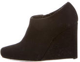 Thumbnail for your product : Calvin Klein Collection Square-Toe Wedge Booties
