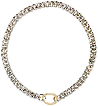 Laura Lombardi SSENSE Exclusive Silver Presa Necklace