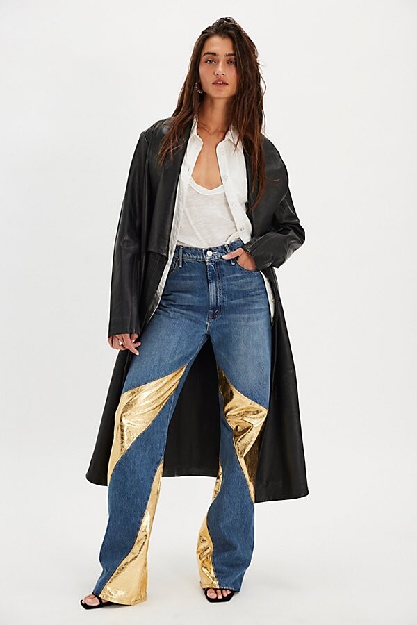 MOTHER The Spiral Saloon Heel Jeans