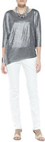 Thumbnail for your product : Eileen Fisher Organic Twill Skinny Ankle Jeans