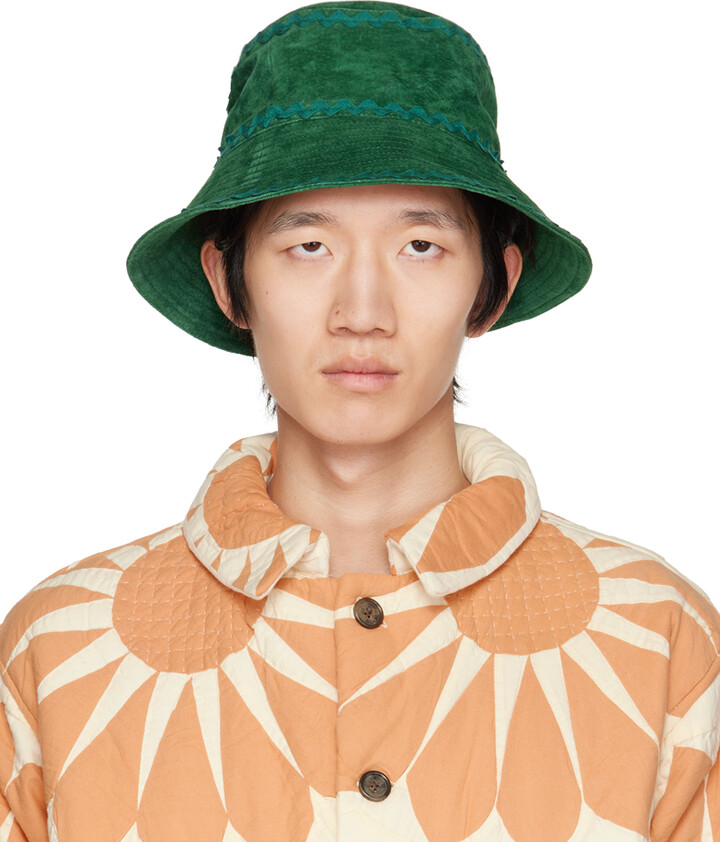 Bode Suede Rickrack Hat バケットハット Bode Suede Rickrack Hat バケットハット Bode Suede Rickrack Hat