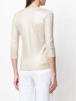 Thumbnail for your product : Majestic Filatures metallic V-neck top