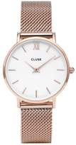 Thumbnail for your product : Cluse Minuit Rose Gold Mesh Bracelet Ladies Watch