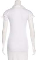 Thumbnail for your product : Brunello Cucinelli V-Neck Short Sleeve Top