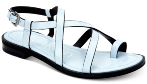 calvin klein women's tamar flat sandals