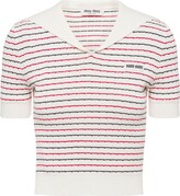 Striped Cotton Knit Top 