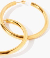 Thumbnail for your product : Otiumberg Large Recycled 14kt Gold-vermeil Hoop Earrings