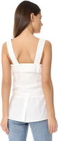 Thumbnail for your product : Derek Lam 10 Crosby Tie Front Sleeveless Top