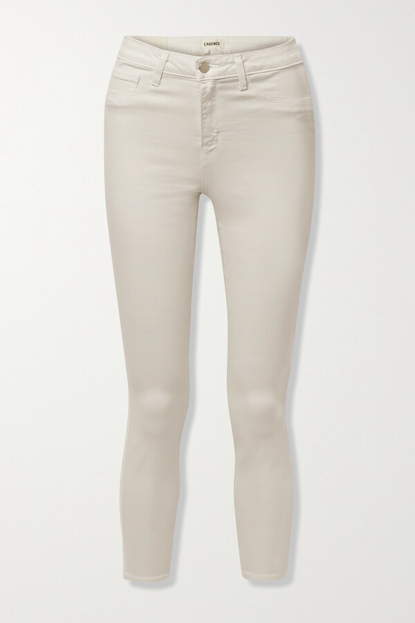 Ivory skinny pants Clearance
