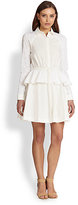Thumbnail for your product : Marchesa Voyage Mixed Poplin Dress