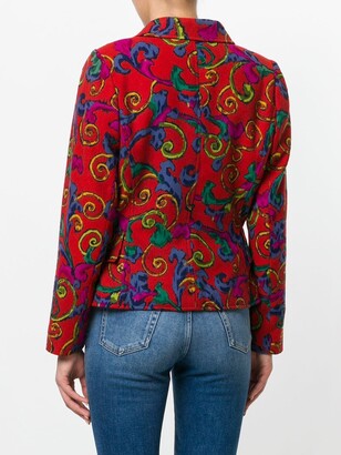 Emanuel Ungaro Pre-Owned Abstract Floral Blazer