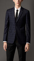Thumbnail for your product : Burberry Slim Fit Virgin Wool Check Jacket