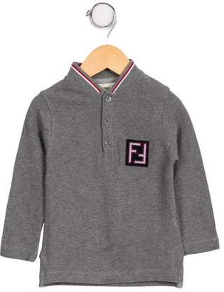 Fendi Boys' Knit Logo Shirt