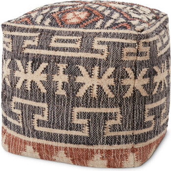 Loloi Rugs Lpf0016 Charcoal / Multi 18"W X 18"D X 18"H