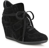 Thumbnail for your product : Ash Bowie Suede High-Top Wedge Sneakers