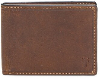 Frye Logan Slim Leather ID Billfold Wallet