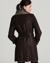 Thumbnail for your product : Andrew Marc Distressed Faux Shearling Coat