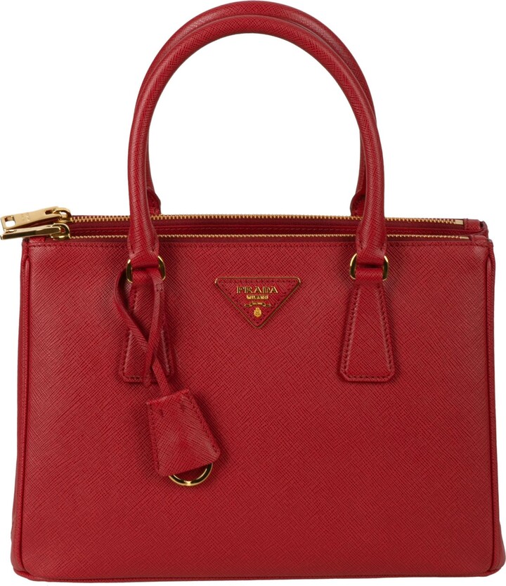 prada double zip tote large