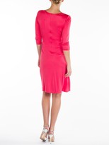 Thumbnail for your product : Issa 3/4 Sleeve Silk-Jersey Dress