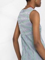 Thumbnail for your product : M Missoni Zigzag-Print Sleeveless Short Dress