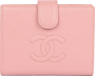 Timeless/classique leather card wallet Chanel Pink in Leather - 35900368