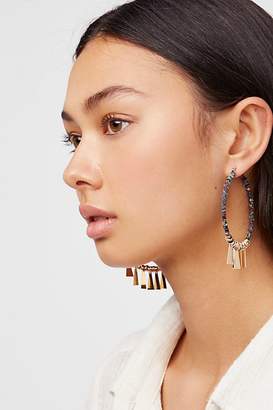 Free People Fabric Wrapped Hoops