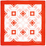 Thumbnail for your product : Richard James Men's Tile-Print Cotton Pocket Square