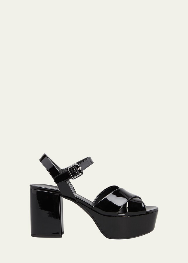 Louis Vuitton Fuschia Patent Leather Jute Wedge Sandal Platform Shoes 36,5  ref.128343 - Joli Closet