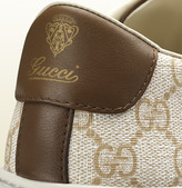 Thumbnail for your product : Gucci brooklyn GG supreme canvas lace-up sneaker