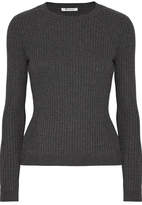 Thumbnail for your product : Alexander Wang T by Ribbed Merino Wool-blend Sweater