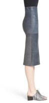 Thumbnail for your product : Zero Maria Cornejo Rai Leather Curved Skirt