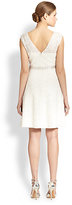 Thumbnail for your product : Kay Unger Beaded-Waist Lace Dress