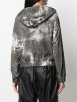 Thumbnail for your product : Thom Krom Tie-Dye Print Zip-Up Hoodie