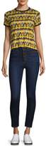 Thumbnail for your product : Alice + Olivia Button Fly High-Rise Skinny Jeans