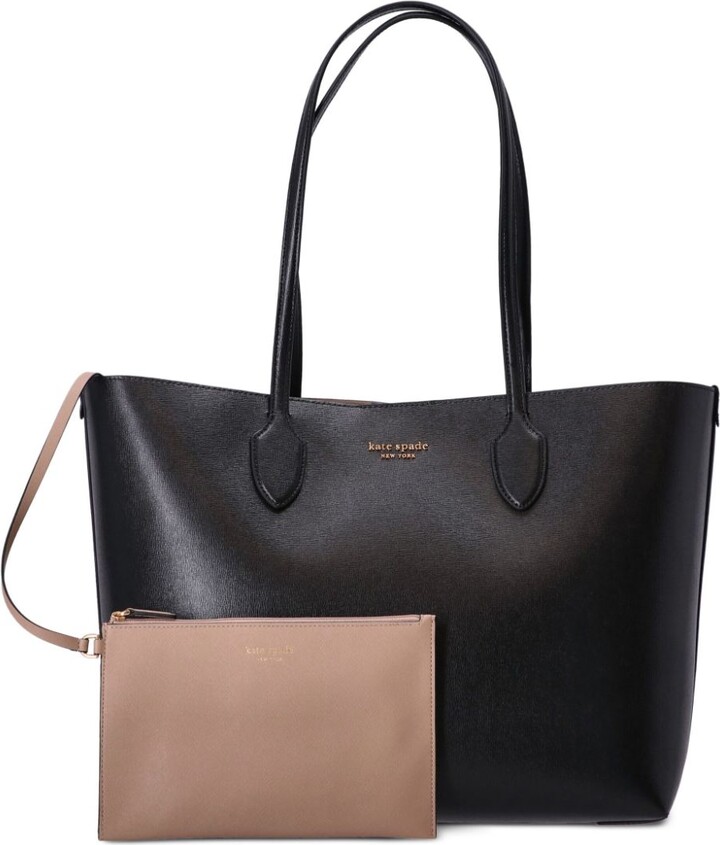 Kate Spade New York Market Pebbled Leather Medium Tote Bag - Parchment