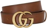 Gucci 40mm Gg Buckle Leather Belt 