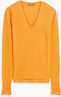 N.Peal Ribbed cashmere sweater