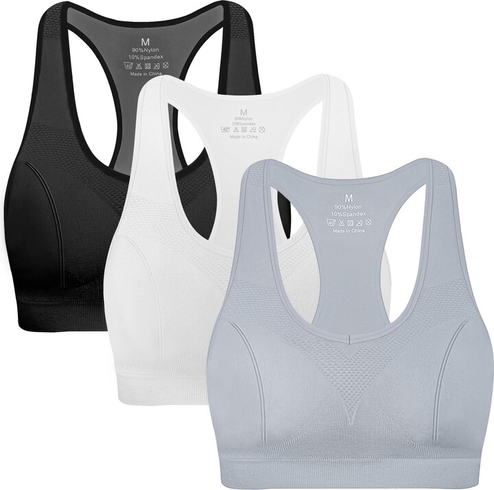 MIRITY Women Racerback Sports Bras High Impact Workout Gym