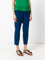 Thumbnail for your product : Twin-Set classic cropped trousers - women - Polyester/Spandex/Elastane/Wool - 38