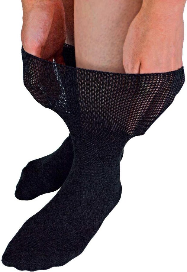 Dr.Socks Extra Wide Bamboo Oedema Diabetic Socks for Swollen Feet