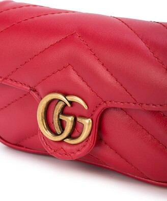 Red Gucci Small Soho Disco Crossbody Bag Leather ref.1134451 - Joli Closet