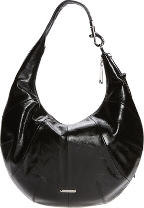 Rebecca Minkoff Croissant Zip Around Leather Hobo Bag