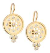 Thumbnail for your product : Temple St. Clair Mandala Diamond & 18K Yellow Gold Cutout Earrings