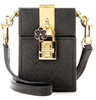 Dolce & Gabbana Dolce Box Mini Leather Shoulder Bag