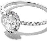 Thumbnail for your product : As 29 18kt white gold Mye halo diamond ring