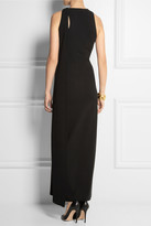 Thumbnail for your product : Calvin Klein Collection Wrap-around stretch-crepe maxi dress