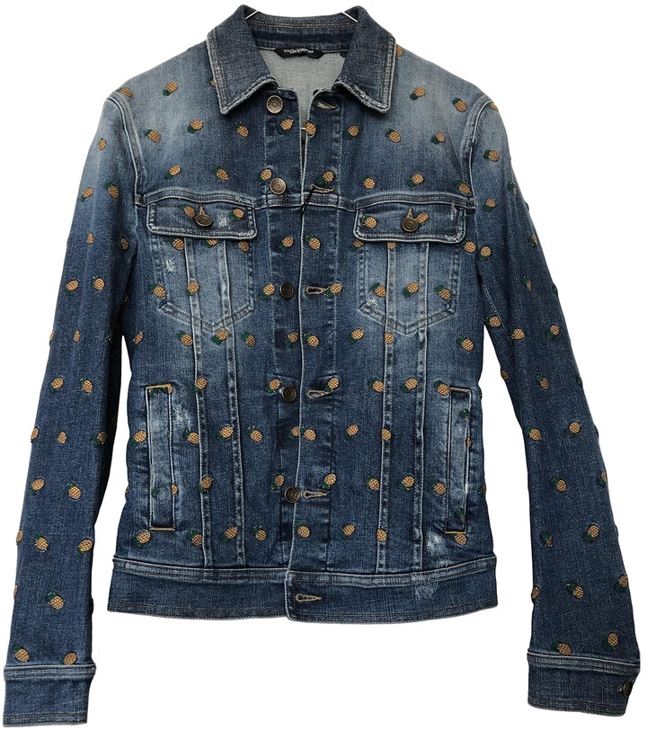 denim jacket dolce gabbana